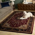 thumbnail image 4 of SAFAVIEH Classic Kennet Oriental Wool Area Rug, Burgundy/Navy, 5' x 8', 4 of 14