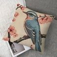 thumbnail image 7 of Fenyluxe White-Eared Blue Bird Throw Pillow Covers Farmhouse 2pcs Double Sided with Zipper Decorative Pillows for Couch Cushion Sofa Outdoor White, 7 of 7