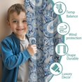 thumbnail image 3 of Blackout Kids Curtains,Paisley Pattern Childrens Insulated Curtains Set Of 2,Bedroom Essentials,Toddler Room Decor 42"x54"(106x137cm), 3 of 4