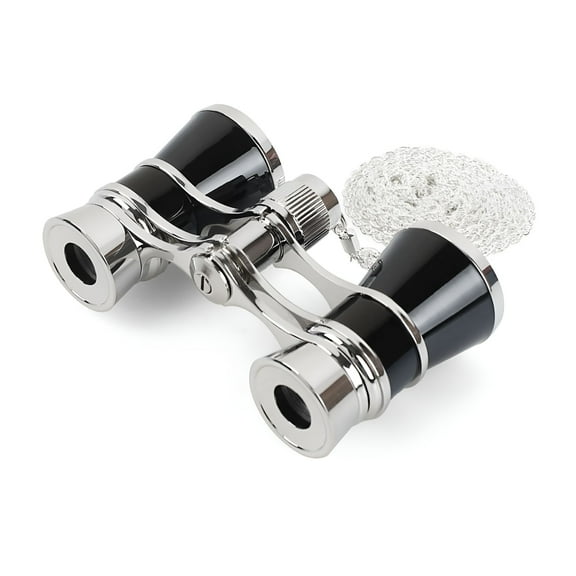 GJX Opera Glasses 3X25 Concerts Glasses With Necklace Retro Binocular Musical Concert Opera Binoculars For Adults Kids Women