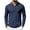Navy, variant on LIaqionyy Men's Cotton Linen Shirts Long Sleeve Golf Tops Casual Fall Classic Lightweight Business Tees Shirt