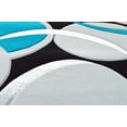 thumbnail image 2 of Planet Rugs Premium 3D Thick Abstract Indoor Area Rug 1062 Turquoise 5'3''x7'6'', 2 of 10