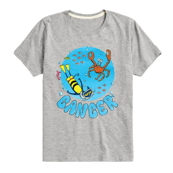 Pete The Cat - Cancer - Toddler And Youth Short Sleeve Graphic