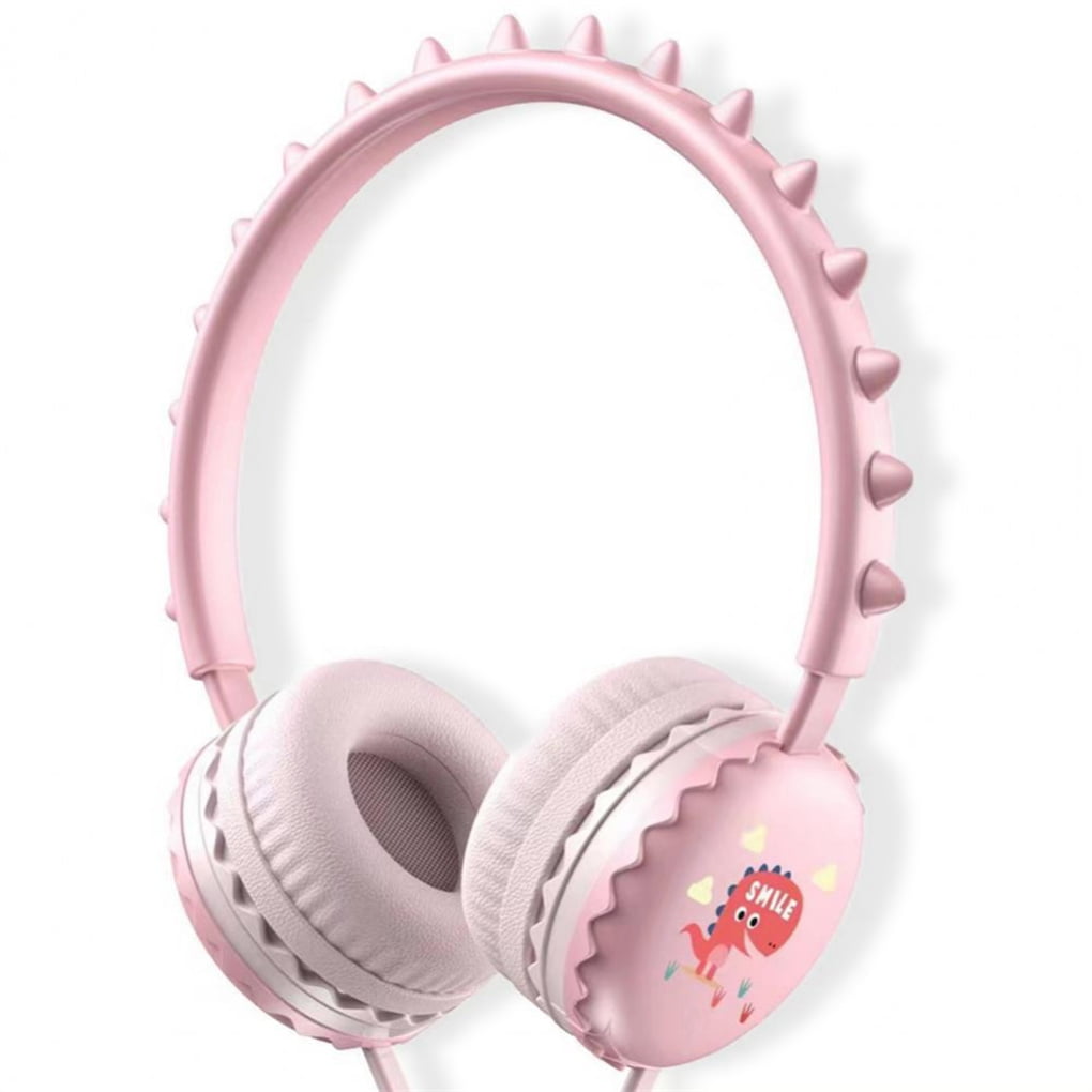 FANCY Wired Headphones Ergonomic Children Earphones Adjustable Headband Students Teens Cute