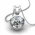 thumbnail image 2 of SEPARQI Dainty Minimalist Zircon 925 Sterling Silver Cubic Zirconia Pendant Necklace Jewelry For Lady For Women For All Jewelry Occasions For Casual Wear With White Gift Box, 2 of 9