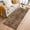 Yellow, variant on 2'x6' Rug Runners for Hallways Kitchen, Leopard Printed Non Slip Entryway Beside Floor Carpet Runner, Modern Animals Textured Brown Washable Laundry Room Bedroom Throw Rugs Mat for Family Pet