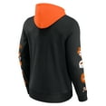 thumbnail image 3 of Men's Fanatics  Black/Orange Oklahoma State Cowboys Color Block Badge Fleece Pullover Hoodie, 3 of 3