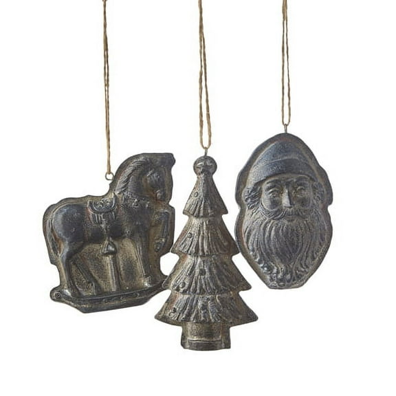 Candy Mold Ornaments New Christmas Decor Rocking Horse Santa Christmas Tree