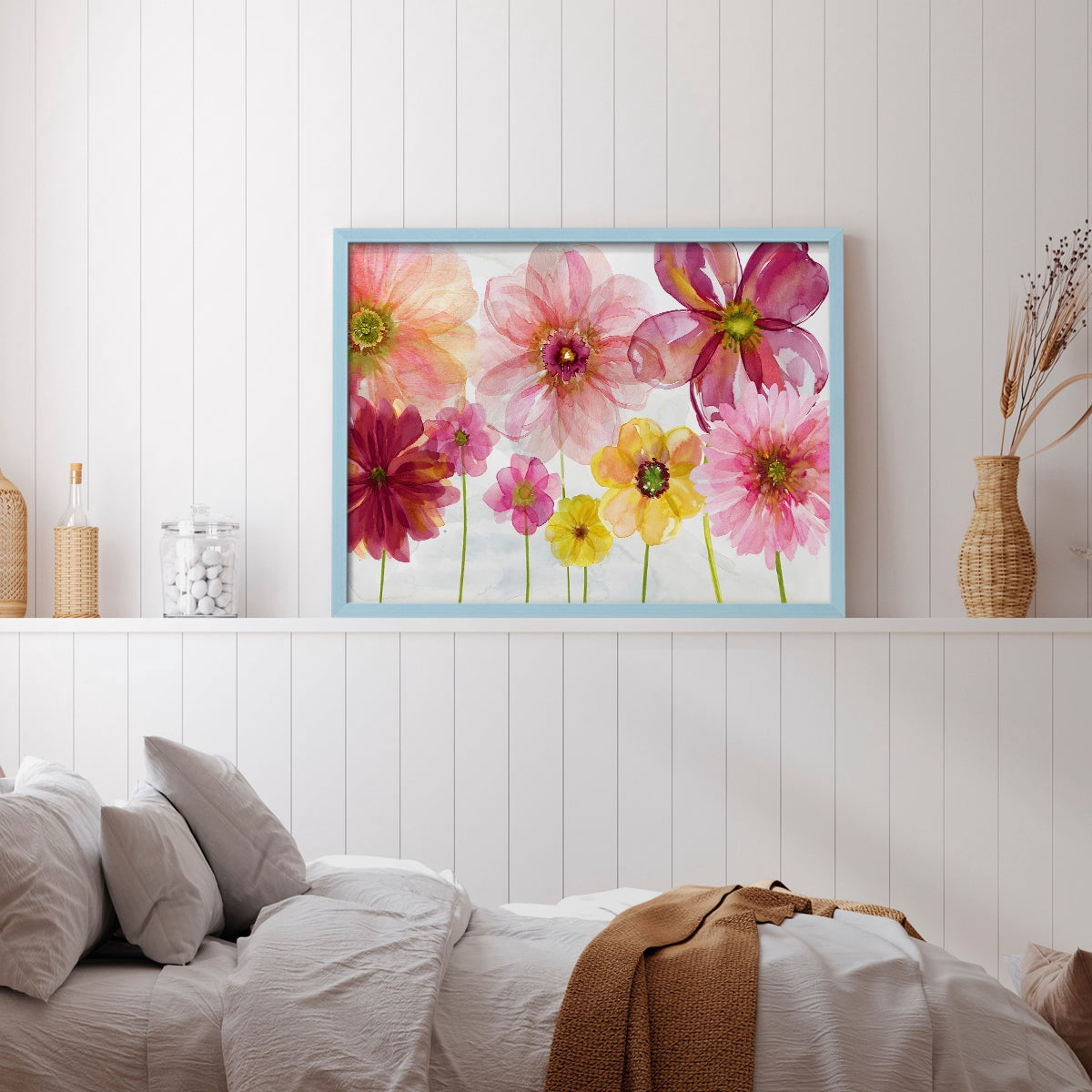 Pop Of Spring by Carol Robinson - Restickable Framed Giclée Print