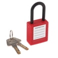 thumbnail image 4 of de bloqueo de seguridad con lve de grillete etiqueta, seguridad, resistente a corrosión, 5 c rojo Yotijar Candado de bloqueo de seguridad, 4 of 9