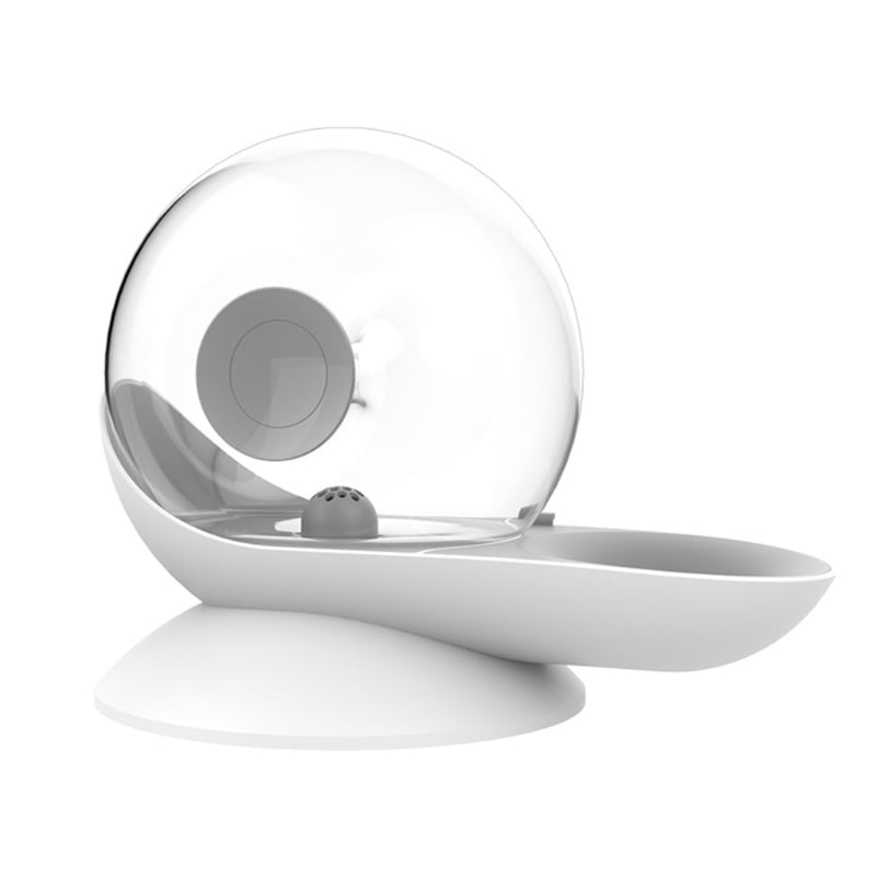 Yiran Snail Style Automatic Cat Water Fountain, Gray