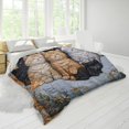 thumbnail image 4 of Cute Kitty Christmas Blanket, Bedroom Decor, Gift For Cat Lovers, 4 of 6
