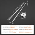 thumbnail image 2 of SKYSHALO 2PCS SBR20 2200mm Linear Guide Rail Slide Rail 4 PCS SBR20UU Bearing Block, 2 of 9