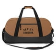 thumbnail image 3 of Harley-Davidson Rugged Twill Embroidered Rolling Duffel Bag Set, 3-Piece - Brown, Harley Davidson, 3 of 4