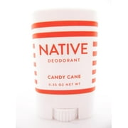 Native Limited Candy Cane Aluminum Free Deodorant - Mini Travel Size - 0.35 oz.