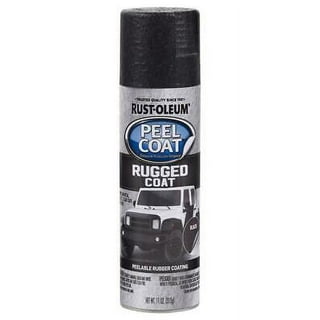 Graphite, Rust-Oleum Automotive Peel Coat Rubber Coating Flat Spray  Paint-283786, 11 oz 