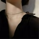 thumbnail image 4 of Moda Plata Gypsophila Flash Cadena Collar Clavícula Mujer Joyería Regalo, 1pc-plata JAMW Sencillez, 4 of 5