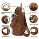 thumbnail image 3 of Mochila Mujer Moda Impermeable Antirrobo Bolsa Para Mujer MARRON CLARO PU mochila, casual, mujer, 3 of 4