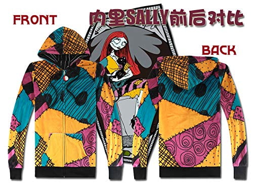 jack and sally reversible hoodie