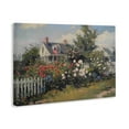 thumbnail image 4 of Stupell Industries Patriotic Cottage Garden Landscape & Nature Painting Wrapped Canvas Art Print Wall Art, 45 x 30, 4 of 8