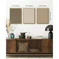 thumbnail image 4 of Minimalist Abstract Framed Wall Art 11x14in Natural Framed Modern Boho Neutral Line Wall Decor Geometric Artwork Kitchen Dining Room, 4 of 7