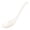 White, variant on White 16cm Plastic Soup Spoon with Hook, Long Handle Ramen & Rice Utensil for Home, Travel & Catering (1pc)