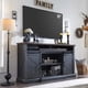 thumbnail image 3 of Farmhouse TV Stand for 80 Inch TVs, 39" Tall Entertainment Center w/Double Sliding Barn Door, Large Media Console Cabinet My Lux Decor Round, 3 of 9