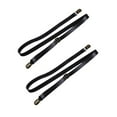 thumbnail image 1 of LEEYNEER 2pcs Pants Suspenders  Girls Adjustable Black PU Practical Design Daily Wear, 1 of 7