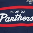 thumbnail image 5 of Men's Mitchell & Ness Navy Florida Panthers Head Coach Pullover Hoodie, 5 of 5