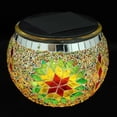thumbnail image 3 of Solar Mosaic Decorative Garden Lamp Outdoor Lawn Light for Patio Romantic Atmosphere Colorful Home Decoration, 3 of 4