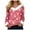 A-Pink, variant on Rotm Christmas Sweatshirts for Women Trim Christmas Tree Print T-Shirt Long Sleeve Crewneck Sweatshirt Xmas Holiday Pullover Tops(Pink,2XL)