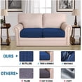 thumbnail image 2 of Super Stretch Stylish Cushions Covers/Furniture Cover Spandex Jacquard Small Checked Pattern Super Soft Slipcover Washable Individual, 2 of 8