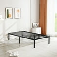 thumbnail image 2 of MAYEERTY 14" King Metal Bed Frame - Heavy Duty, Underbed Storage, No Box Spring, Black, 2 of 7