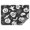 Halloween Silhouette Icons, variant on Halloween Silhouette Icons Pattern Rectangle Tablecloth 60"x84",Waterproof Polyester Rectangle Table Cloth, Wipeable Spillproof Polyester Tablecloth for Dining, Camping, Indoor and Outdoor