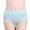 Light Blue, variant on SNOWSONG Plus Size Panties Seamless Underwear Womens Mid-waisted Tummy Lace Panties Cotton Breathable Hipster Triangles Womens Underwear Cotton Panties for Women Beige L