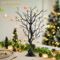 thumbnail image 3 of Árbol de Navidad NUPTIO Manzanita negra de 58 cm, resina, 2 unidades, 3 of 7