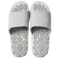 thumbnail image 1 of Luxury Massage Slippers Acupressure Foot Massager With Acupoint Beads Foot Stress Relief Sandals For 46-47 Gray, 1 of 1