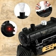 thumbnail image 4 of Train Set for Boys, Metal Alloy Electric Trains w/Steam Locomotive, Cargo Cars & Tracks, Train Toys w/Smoke, Sounds & Lights, Christmas Toys Gifts for 3+ Years Old Kids, 4 of 9
