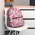 thumbnail image 5 of Honeii Strawberry Popsicle Print School Backpack,Casual Lightweight Travel Rucksack Daypack,Backpacks for College High, 5 of 6