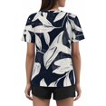 thumbnail image 4 of WZXFASHION Hauts d'Été pour Femmes 2025 Col Rond Manches Courtes T-Shirts Blouses Décontractées T-Shirts Imprimés Mignons Tenues Amples Tendance Offres du Jour Liquidation T-shirt Manches Courtes pour Femmes, 4 of 6