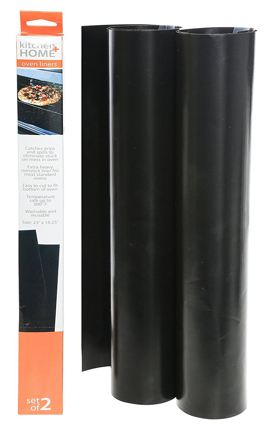 Kitchen + Home Oven Liner  Set of 2 Large Heavy Duty Non-Stick Reusable BPA Free Oven Mat