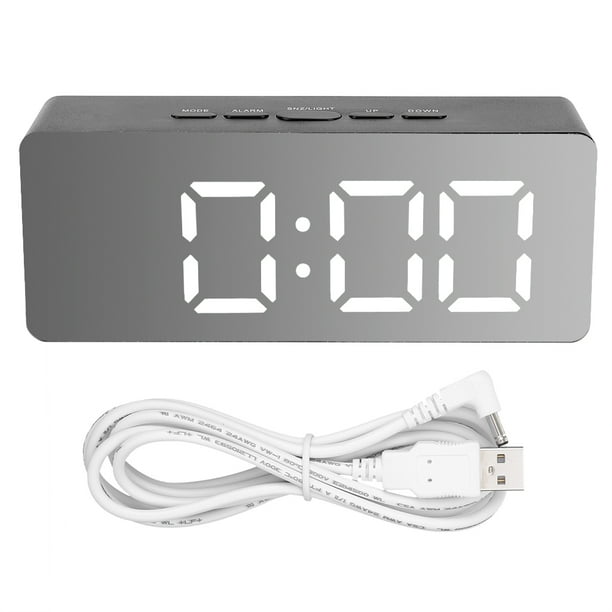 LED Screen Display LED Screen Clock, Digital Alarm Clocks, For Bedrooms