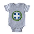 thumbnail image 1 of CafePress - Greek Crest - Cute Infant Baby Football Bodysuit, 1 of 1