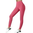 thumbnail image 2 of Clearance！ GZWYHT Leggings For Women Leggings For Women Tummy Control Workout Pants Women Tummy Control Leggings For Women Yoga Pants Pink XL Clearance！, 2 of 6