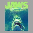 thumbnail image 2 of Boy's Jaws Neon Poster  Pull Over Hoodie Athletic Heather Medium, 2 of 4
