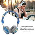 thumbnail image 4 of Headphones,  Headsets Adjustable Portable Foldable Blue Dinosaur Patterns  for Game for School, 4 of 8
