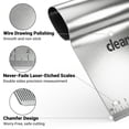 thumbnail image 3 of Raspador de mesa Cleanan de acero inoxidable para masa, 3 of 7