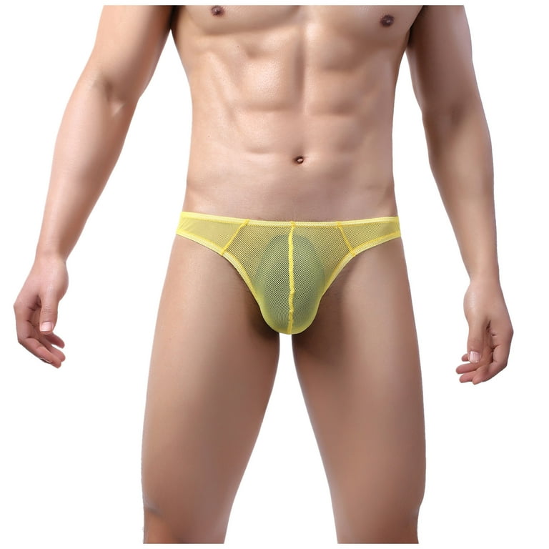 Men's Transparent Waterproof Boxers Panties Sexy See-through Shorts  Underwear