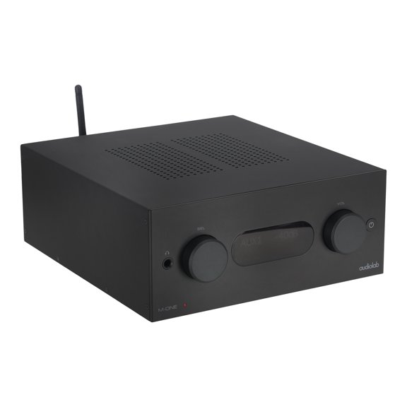 Open Box AULMONEBK Audiolab M-ONE 80-watt Stereo Integrated Amp / Bluetooth DSD DAC - Black