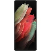 Straight Talk Samsung Galaxy S21 Ultra 5G 128GB Phantom Black Prepaid Smartphone